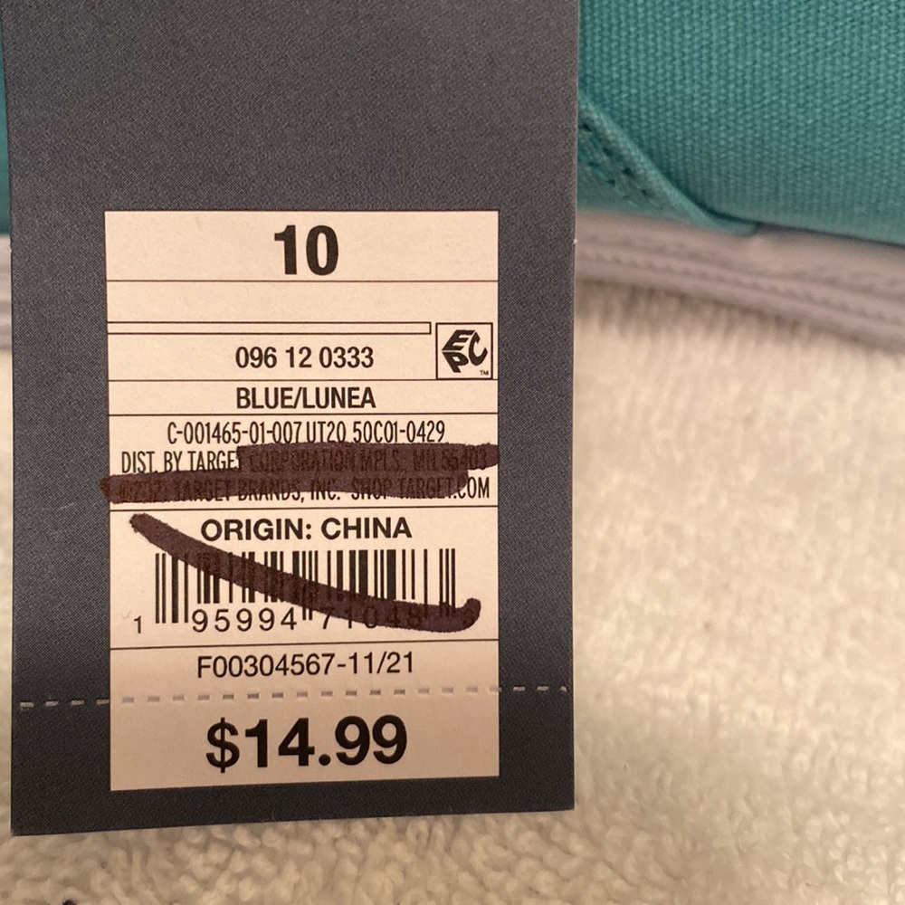 Brand New Universal Thread Blue/Lunea Sneakers…size 10 - Picture 8 of 8